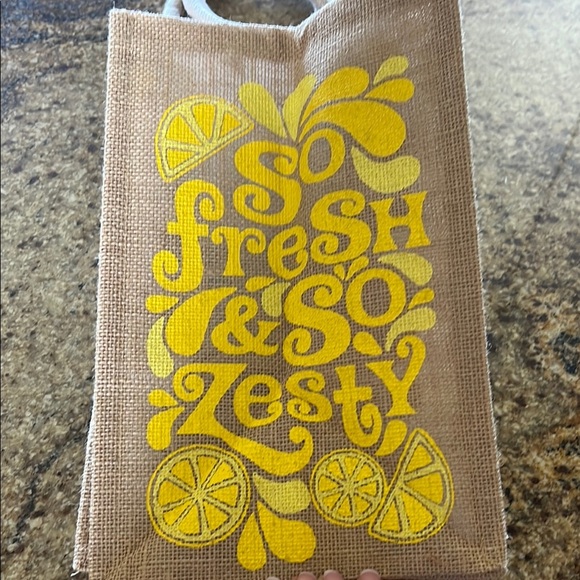 🌿Eco Friendly 100% Jute REUSABLE Trader Joe’s Tote Grocery Bag 🛒 🍋 - Picture 3 of 7